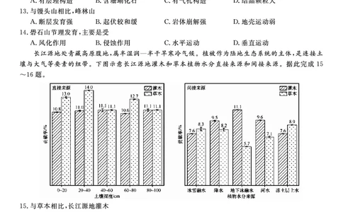 地理&middot;2025年9月高三开学联考_2025年9月_250909安徽省皖江名校联盟2026届高三9月开学摸底考试（全科）_地理