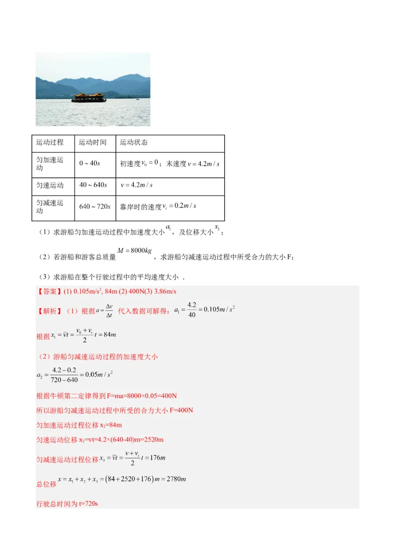 专题09牛顿运动定律应用（解析卷）-十年（2014-2023）高考物理真题分项汇编（全国通用）_近10年高考真题汇编（必刷）_十年（2014-2024）高考物理真题分项汇编（全国通用）