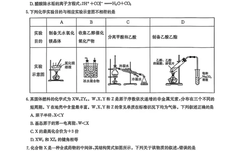 华大新高考联盟2026届高三上学期11月测评化学试题_2025年11月_251126湖北省华大新高考联盟2026届高三11月教学质量测评（全科）_1209215425