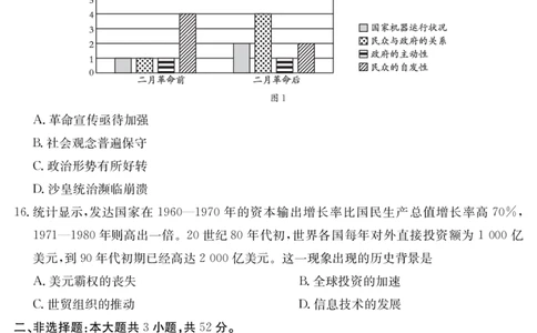 金太阳25-338C安徽省六安市市区2025届高三下学期考前适应性考试历史_2025年3月_250329安徽省六安市市区2025届高三下学期考前适应性考试（金太阳25-338C）（全科）