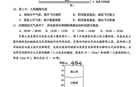 广西南宁市2026届高三上学期摸底测试地理试卷（含答案）_2025年10月_12026年试卷教辅资源等多个文件_251026广西省南宁市2026届高中毕业班10月摸底测试（全科）