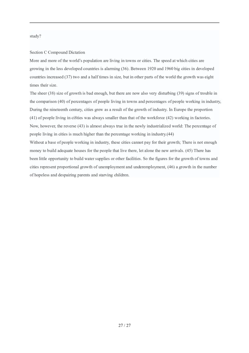 2007年12月英语四级真题及答案（推荐打印）❤_英语四六级整合_英语四六级真题版本二此版为主此文件夹会持续更新_四级真题_1.四级真题+答案解析+听力音频(1989-2025)_2007年12月CET4