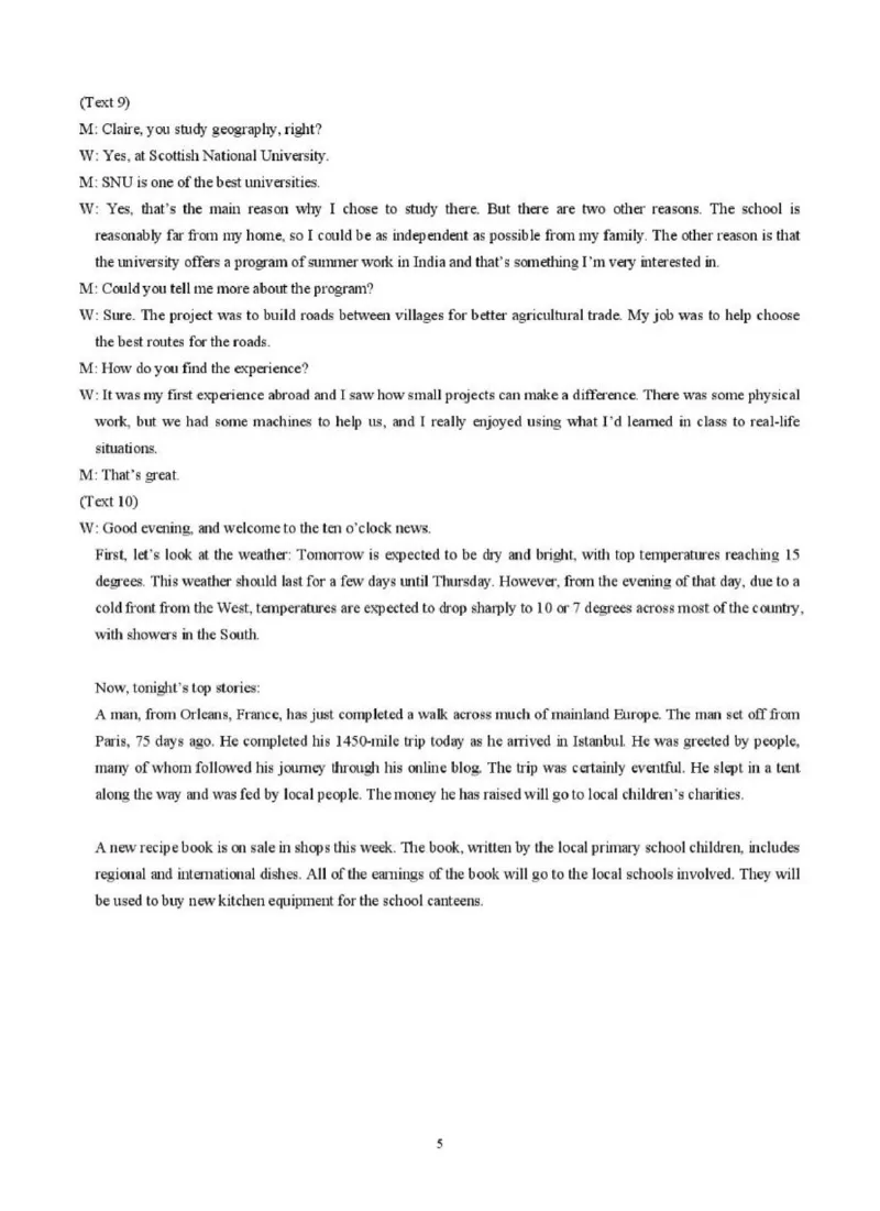 英语答案_2025年4月_2504092025届河北省石家庄市普通高中毕业年级教学质量检测（二）（全科）_2025届河北省石家庄市普通高中毕业年级教学质量检测（二）英语试题（含听力）