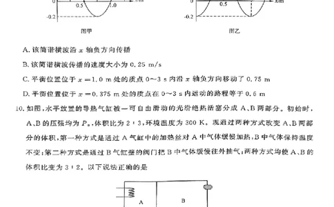 山东名校联盟2025年4月高考模拟考试高三物理试题_2025年4月_250421山东名校考试联盟2025届高三4月高考模拟考试_2025届山东名校联盟高三下学期4月高考模拟考试物理试题