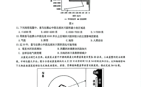 江西省八所重点2025届高三下学期4月联考（二模）地理试卷（含答案）_2025年4月_250410江西省八所重点2025届高三下学期4月联考（二模）（全科）