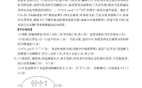 四川省2026届高三上学期10月联考（26-38C）生物答案_2025年10月_251020金太阳&middot;四川省2026届高三上学期10月联考（26-38C）（全科）