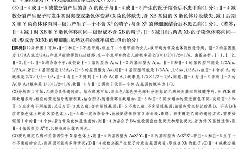 湖南省佩佩教育2025届2月高三开学联考生物答案_2025年2月_250217湖南省佩佩教育2025届2月高三开学联考（全科）_湖南省佩佩教育2025届2月高三开学联考生物