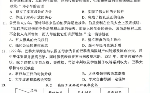 四川省（蓉城名校联盟）新高考2022级高三适应性考试历史_2025年5月_250516四川省（蓉城名校联盟）新高考2022级高三适应性考试（全科）