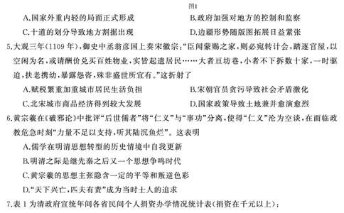 高三历史（试题）转曲1(1)_2025年1月_250126湖南五市2025届高三1月期末质量检测_历史