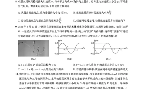 湖北省圆创高中名校联盟2025届高三第三次联合测评物理_2025年2月_250208湖北省圆创高中名校联盟2025届高三第三次联合测评（全科）