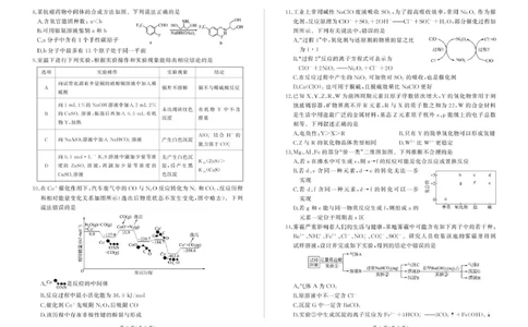 甘肃省部分学校2025届高三上学期第一次联考（期末）化学试卷（含解析）_2025年1月_250109甘肃省部分学校2025届高三上学期第一次联考（期末）