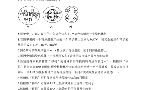 2023届新高考生物金榜猜题卷山东专版_2023高考押题卷_正确教育金榜猜题卷_（新高考）正确教育丨金榜猜题卷_新高考生物
