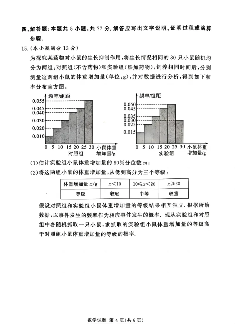 湘豫名校联考2024-2025学年高三春季学期第二次模拟考试数学_2025年4月_250403湘豫名校联考2024-2025学年高三春季学期第二次模拟考试（全科）