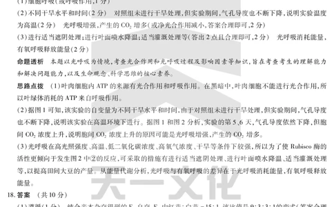 生物学-高三上高三第一次四省联考详细答案_2025年9月_250905（陕西山西宁夏青海）天一大联考2025-2026学年（上）高三第一次四省联考（全科）