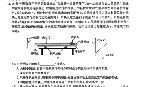 河北省2024-2025高三省级联测考试物理+答案_2025年2月_250227河北省2024-2025高三省级联测考试（冲刺卷I）（全科）