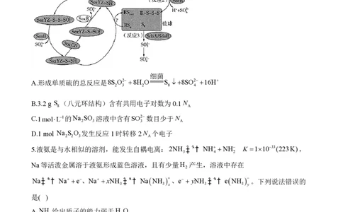 2024届明日之星高考化学精英模拟卷福建版_2024高考押题卷_72024正确教育全系列_2024明日之星全系列_（新高考）2024《明日之星&middot;高考精英模拟卷》（九科全）各一套