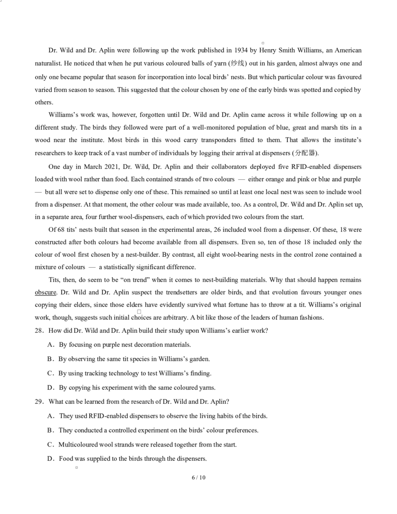 高二英语第一次月考卷02（考试版A4）（北京专用）(1)_1多考区联考_2510092025-2026学年高二英语上学期第一次月考试题
