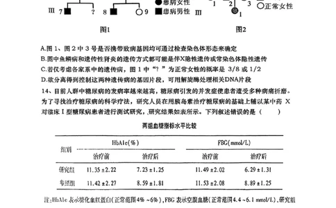 湖南省&ldquo;长望浏宁&rdquo;四县联考2025届高三下学期3月调研考试生物+答案_2025年3月_250319湖南省&ldquo;长望浏宁&rdquo;四县联考2025届高三下学期3月调研考试试题（全科）