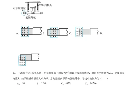专题43安培力（原卷卷）-十年（2014-2023）高考物理真题分项汇编（全国通用）_近10年高考真题汇编（必刷）_十年（2014-2024）高考物理真题分项汇编（全国通用）