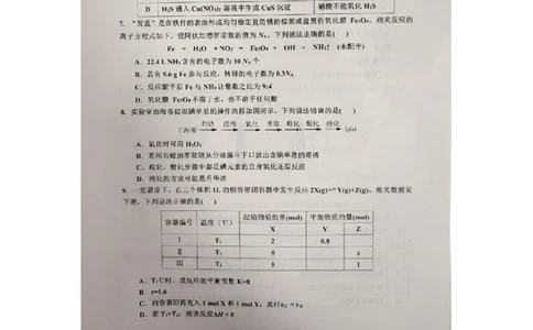 江西省景德镇市2025届高三上学期第二次质量检测化学试题_2025年1月_250123江西省景德镇市2025届高三上学期第二次质量检测