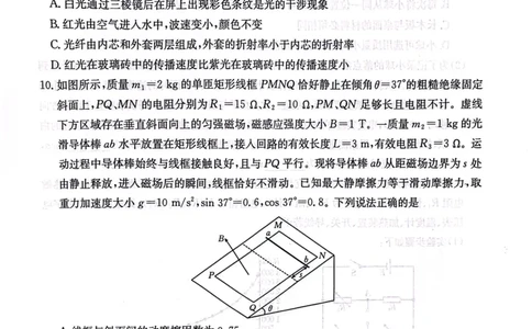 河北省&ldquo;五个一&rdquo;名校联盟高三年级第二次联考物理试题_2025年4月_2504282025届河北省&ldquo;五个一&rdquo;名校联盟高三下学期4月联考（全科）