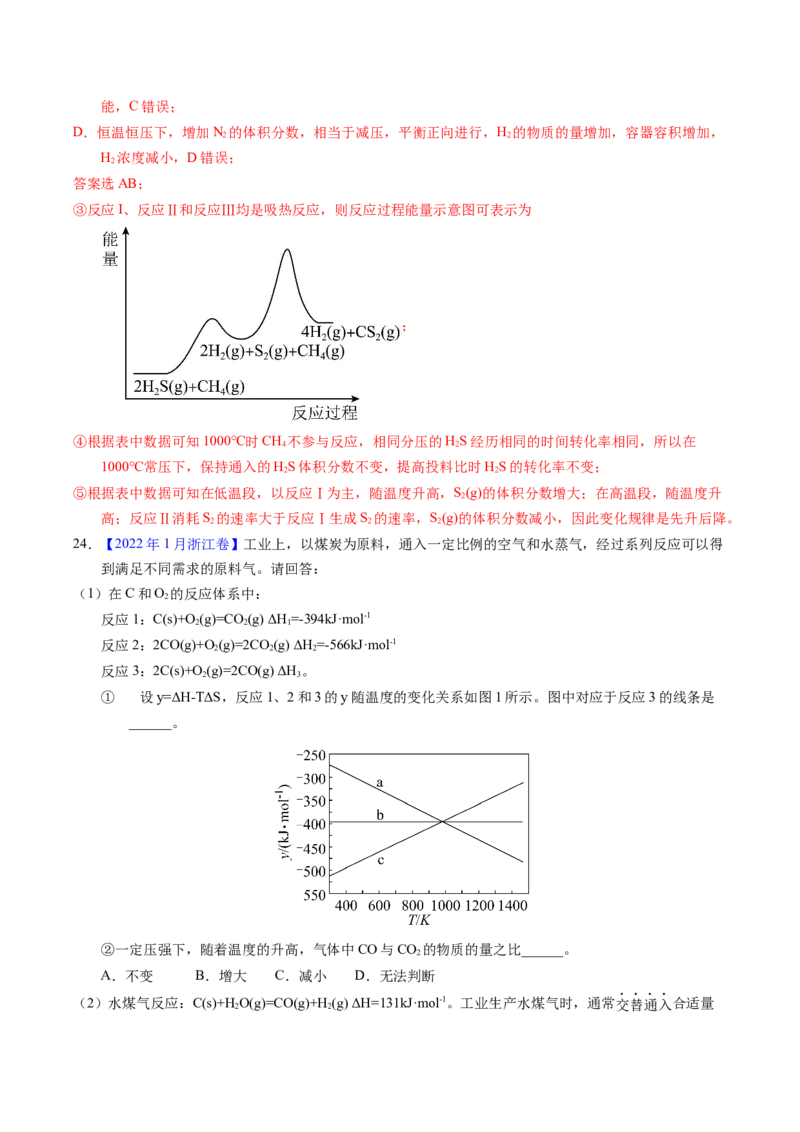 专题54化学平衡的建立与移动（B）（解析卷）_近10年高考真题汇编（必刷）_十年（2014-2024）高考化学真题分项汇编（全国通用）_十年（2014-2023）高考化学真题分项汇编（全国通用）