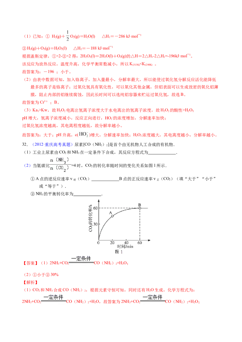 专题54化学平衡的建立与移动（B）（解析卷）_近10年高考真题汇编（必刷）_十年（2014-2024）高考化学真题分项汇编（全国通用）_十年（2014-2023）高考化学真题分项汇编（全国通用）
