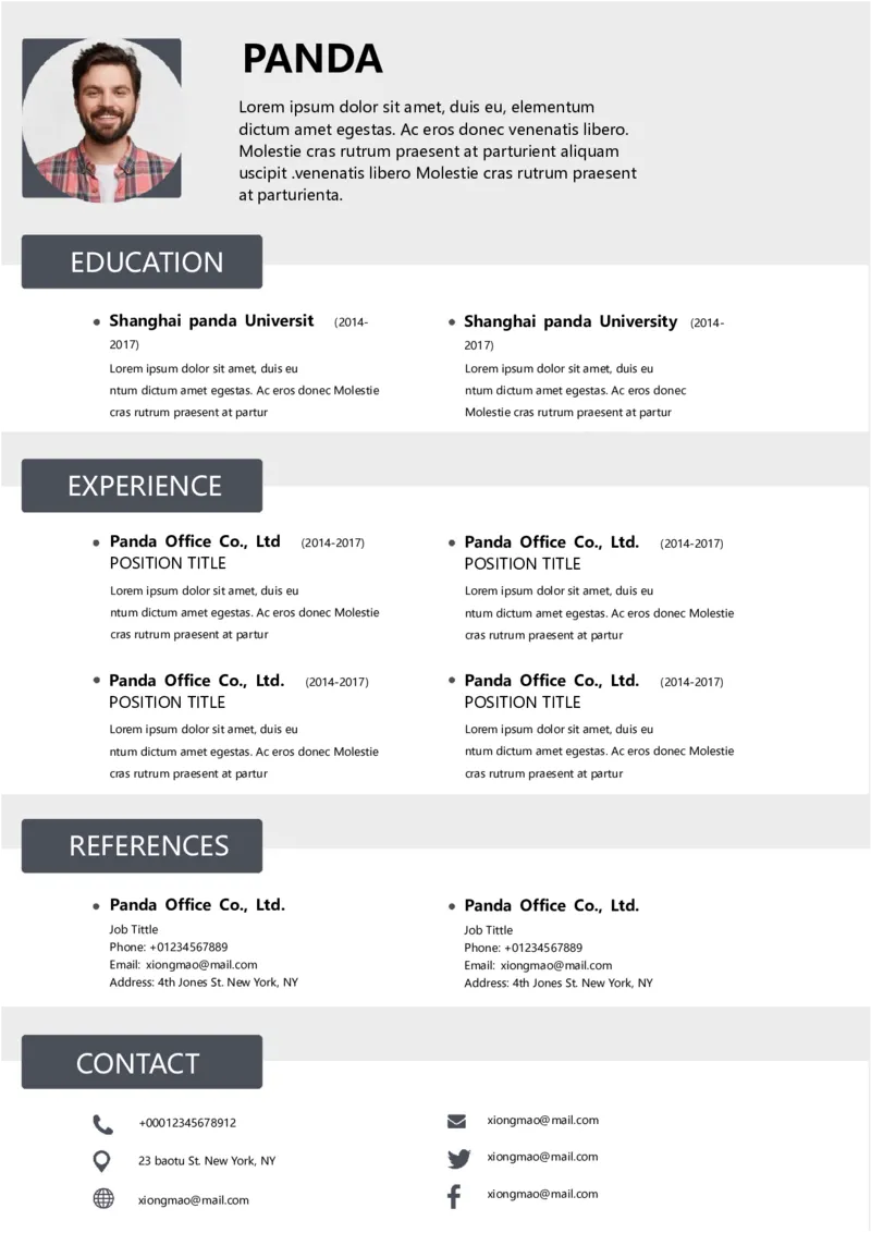 1(15)_10000+PPT模板大礼包_大学生个人简历PPT模板_英文