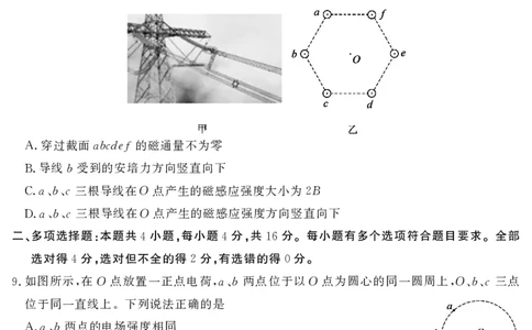 山东省（济宁市、枣庄市）高考模拟考试物理_2025年4月_250427山东省济宁市、枣庄市高考模拟考试（济宁二模、枣庄三调）（全科）_物理