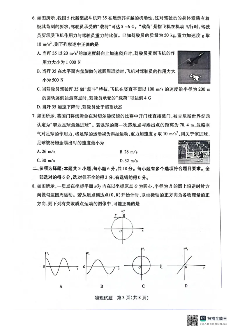 物理2025-9-2916.31_2025年10月_251001河南天一大联考2025-2026学年(上)高三年级顶尖计划(一)_河南天一大联考2025-2026学年（上）高三年级顶尖计划（一）物理