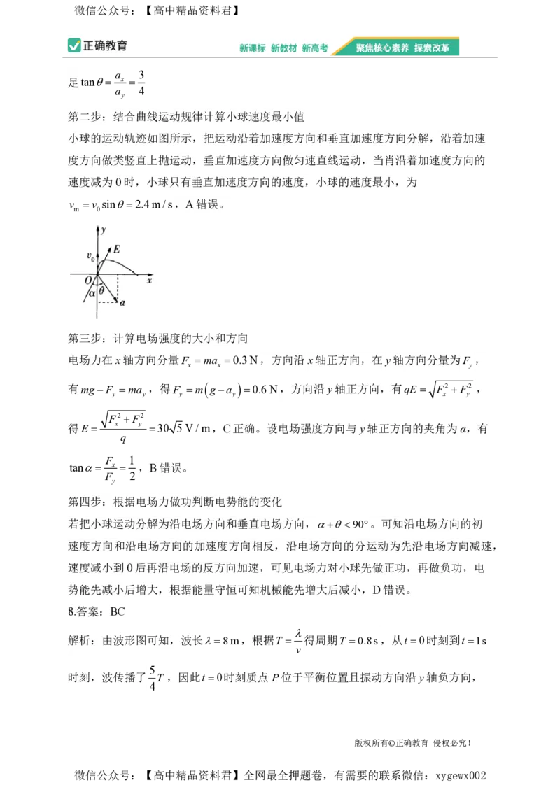 2024届明日之星高考物理精英模拟卷黑吉辽版_2024高考押题卷_72024正确教育全系列_2024明日之星全系列_（新高考）2024《明日之星&middot;高考精英模拟卷》（九科全）各一套