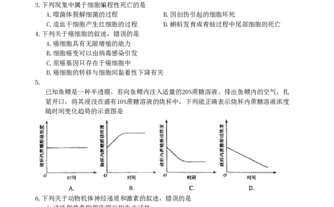 2009年高考生物试卷（海南）（空白卷）_生物历年高考真题_新&middot;PDF版2008-2025&middot;高考生物真题_生物（按省份分类）2008-2025_2008-2024&middot;（海南）生物高考真题
