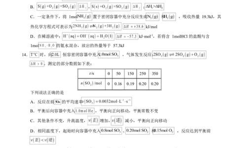 高二化学第一次月考卷（考试版）A4版(1)_1多考区联考_2510092025-2026学年高二化学上学期第一次月考_2025-2026学年高二化学上学期第一次月考01（新高考通用，144）Word版含解析
