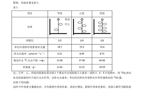 专题07细胞代谢的综合（原卷卷）_近10年高考真题汇编（必刷）_十年（2014-2024）高考生物真题分项汇编（全国通用）_十年（2014-2023）高考生物真题分项汇编（全国通用）