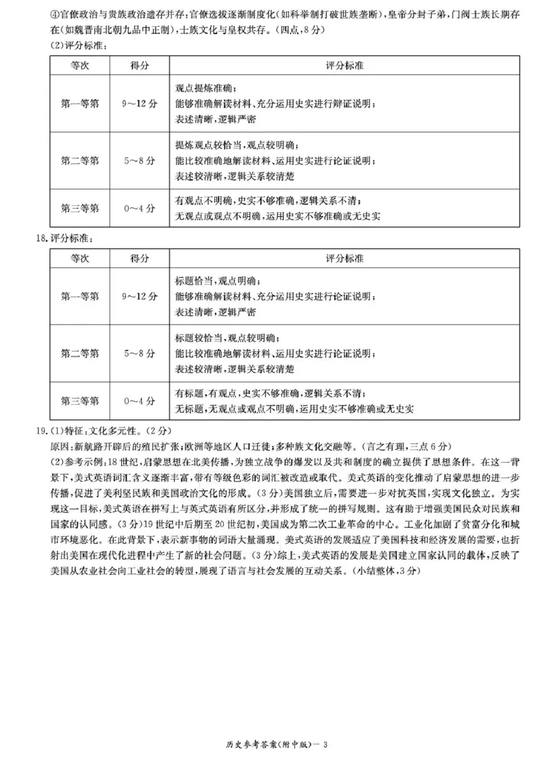 湖南省长沙市湖南师范大学附属中学2026届高三上学期月考（一）历史试卷（含答案）_2025年9月_250901湖南省长沙市师范大学附属中学2025-2026学年高三上学期8月月考（一）（全科）