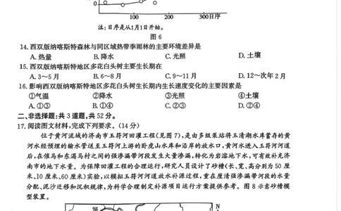 河北省邯郸市2024-2025学年高三上学期第二次调研地理试卷_2025年1月_250109河北省邯郸市2025届高三上学期第二次调研监测_河北省邯郸市2025届高三第二次调研地理