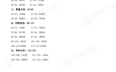 四海24江苏省考行测套题冲刺班--行测1答案公众号：叛逆小樱桃_2026考公资料_花生十三合集_2024+2023年资料_套题班2024花生三省套题冲刺班（江苏、浙江、山东）_无水印讲义