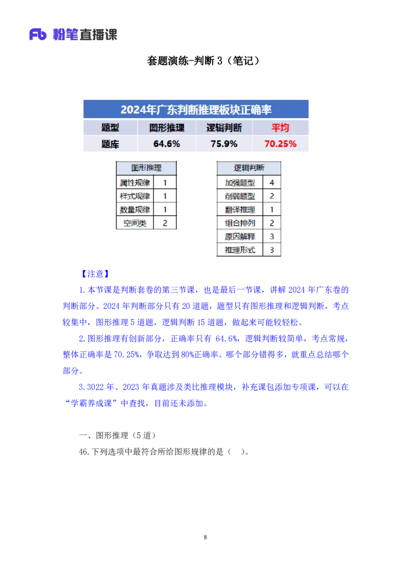 判断3_2026考公资料_（10）粉笔_2025粉笔国考省考980（课＋笔记）_粉笔980（25多省）_52025FB广东省考980系统班_3.套题演练_讲义笔记