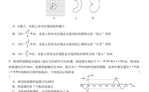 武汉二中2025届高三年级物理模拟卷_2025年5月_2505272025届湖北省武汉市第二中学高三模拟预测试题_2025届湖北省武汉市第二中学高三下学期5月模拟考试物理试卷