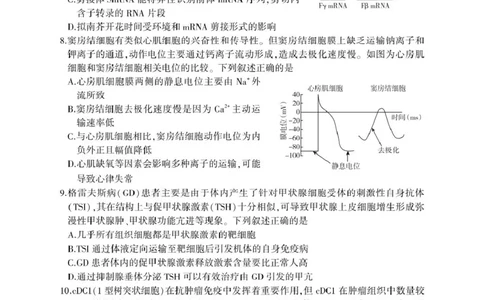 山东省临沂市2025年普通高等学校招生全国统一考试（模拟）（临沂一模）生物学试题（含答案）_2025年3月