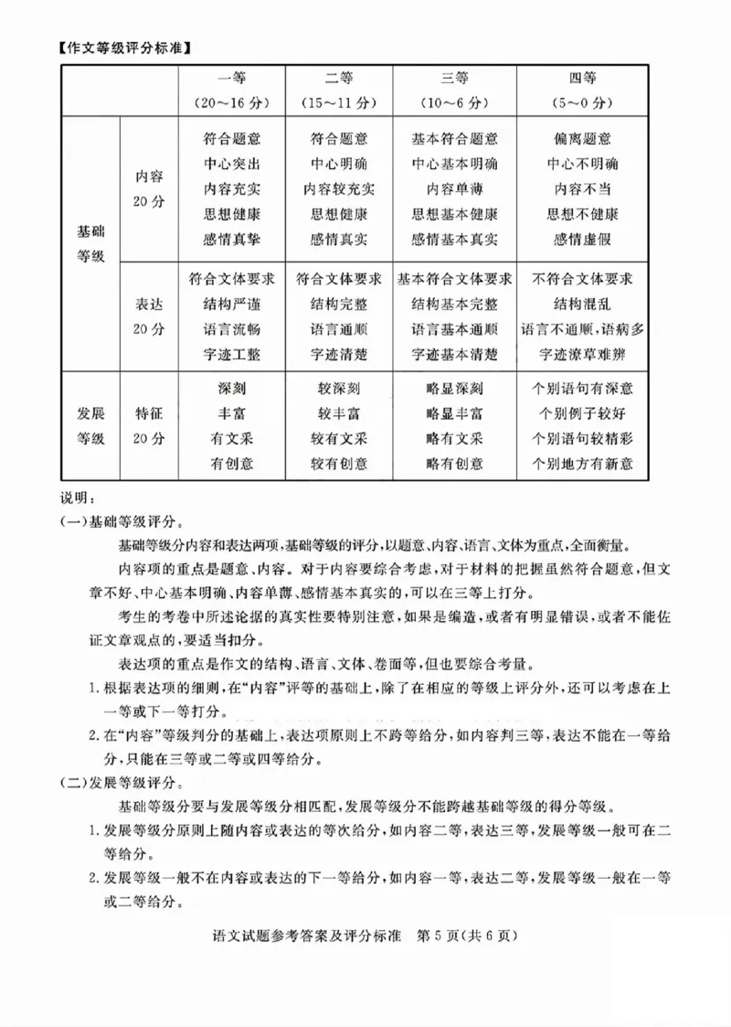 吕梁市2025年高三年级第二次模拟考试语文答案_2025年4月_250420山西省吕梁市2025年高三年级第二次模拟考试（全科）_吕梁市2025年高三年级第二次模拟考试语文
