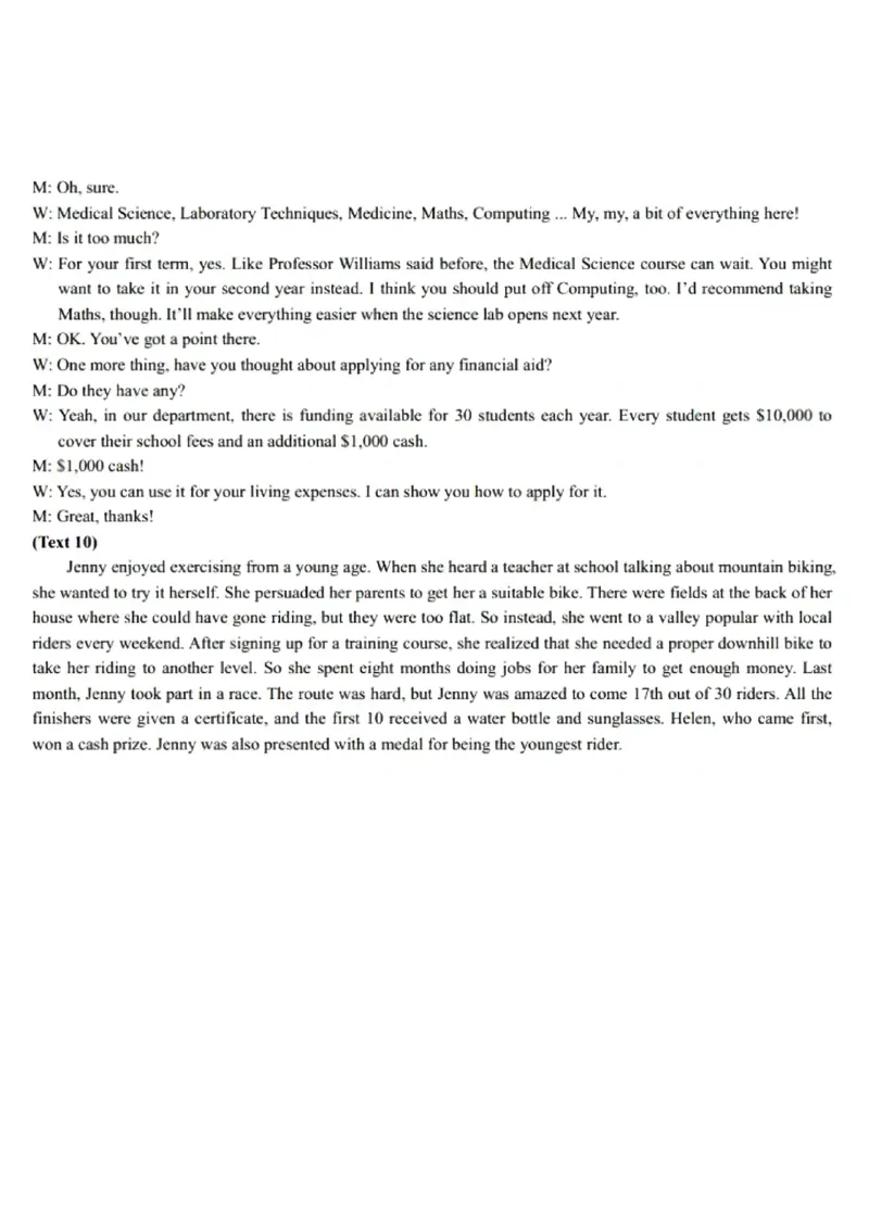 四川省乐山市，自贡市，宜宾市2025届高三第二次诊断性考试英语答案_2025年3月_250323四川省乐山市，自贡市，宜宾市2025届高三第二次诊断性考试（全科）