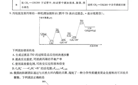 江西省萍乡市2025届高三下学期第三次模拟考试化学试卷（含答案）_2025年5月_250521江西省萍乡市2025届高三下学期第三次模拟考试（全科）