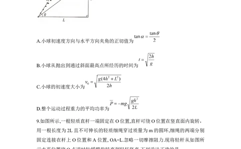 湖南省2025届高考&ldquo;一起考&rdquo;大联考第二次模拟物理试题_2025年4月_2504062025届湖南省部分学校高三&ldquo;一起考&rdquo;大联考（模拟二）（全科）