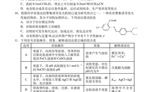 海南四校2024-2025学年高三下学期3月月考化学试题_2025年4月_2504012025届海南省海南中学、海口市第一中学、文昌中学、嘉积中学四校高三下学期模拟联考