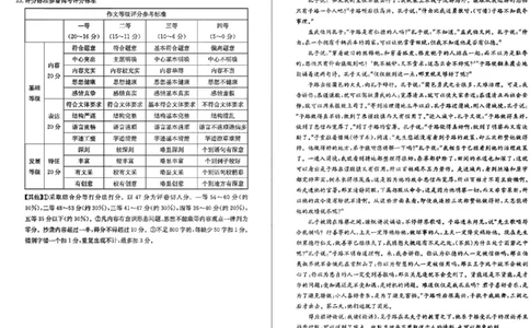 语文试卷答案_2025年1月_250120山东省枣庄市2025届高三第一学期质量检测（全科）_山东省枣庄市2024-2025学年高三上学期1月期末语文