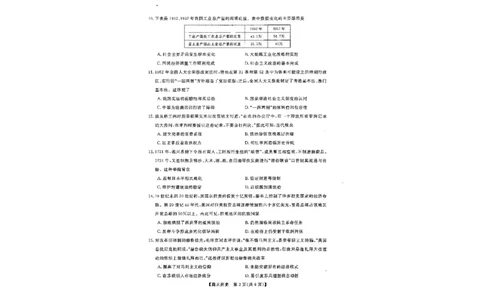 山西省金科大联考2025届高三1月质量检测（25272C）历史_2025年1月_250126山西省金科大联考2025届高三1月质量检测（25272C）（全科）