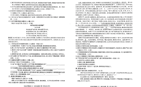 百师联盟2025届高三信息押题卷（二）语文试题_2025年5月_0521百师联盟2025届高三信息押题卷（二）