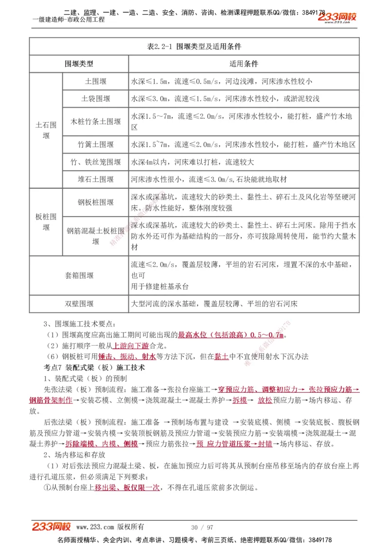 1-7_2026年一级建造师_2026年一建市政_2025年一建市政SVIP_04-冲刺串讲✿考点强化✿小灶集训_101-市政《考前集训班》凌萍萍233