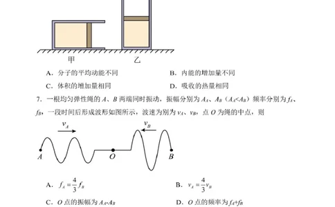 物理期初测试模拟_2025年2月_250205江苏苏州中学、海门中学、淮阴中学、姜堰中学2025届高三下学期期初模拟测试